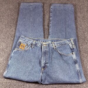 Cinch Bronze Label High Rise‎ Slim Fit Straight Leg Blue Jeans 36 x 32 Western